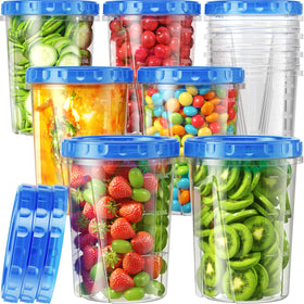 Canfanni 33oz freezer container with twist lid for meal prep storage