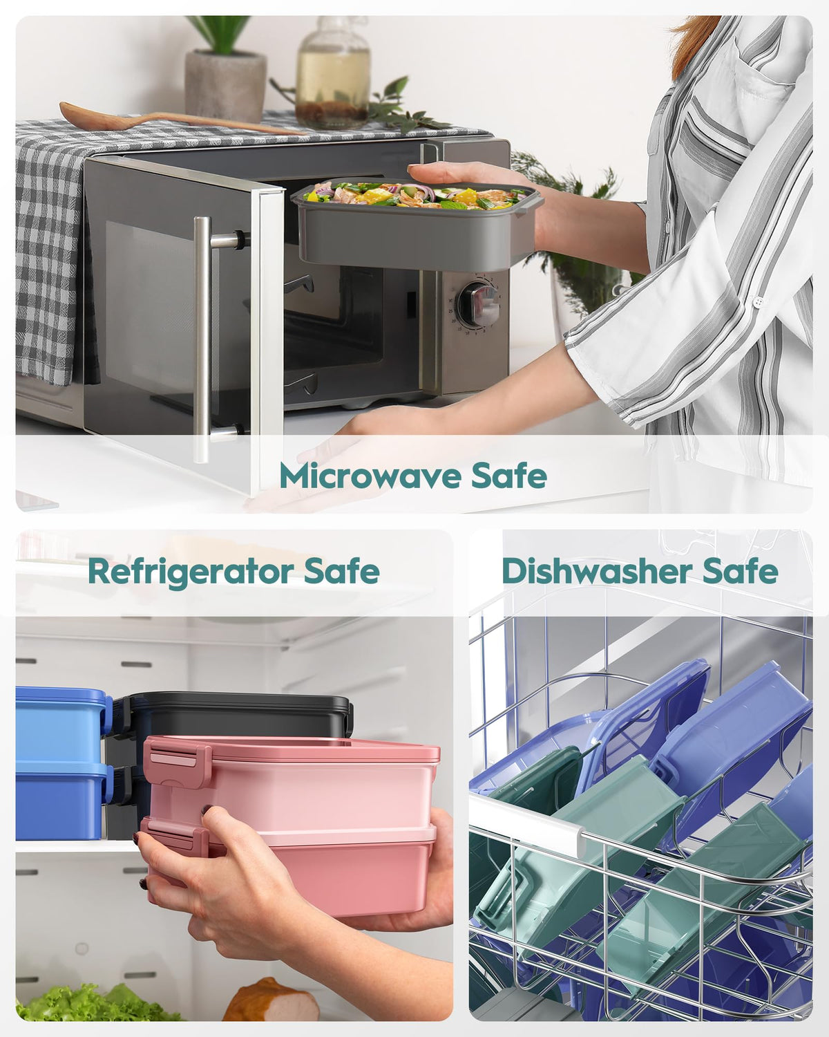 Canfanni Bento Box demonstrates microwave and dishwasher safety features