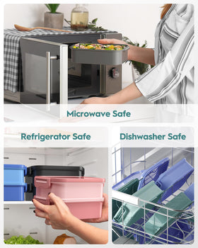 Canfanni Bento Box demonstrates microwave and dishwasher safety features