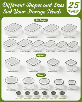 Canfanni BPA-free containers and lids for safe kitchen storage
