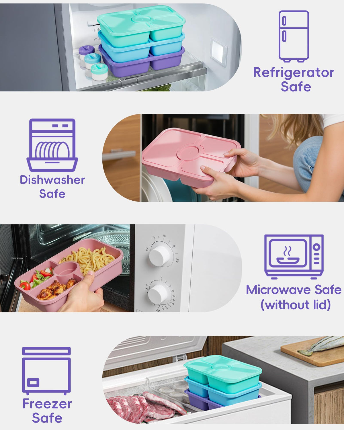 Canfanni lid with leak-proof seals and easy-open feature