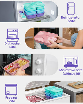 Canfanni lid with leak-proof seals and easy-open feature