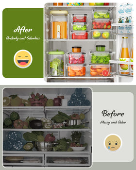 Canafanni microwave-safe dishwasher-safe containers simplify reheating and cleaning