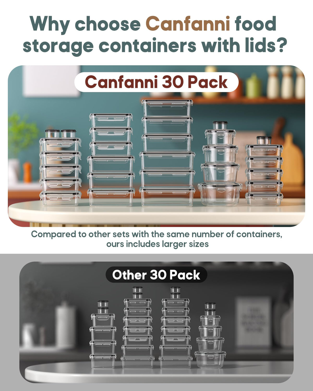 Canfanni nesting design showing space-saving storage in a stacked drawer.