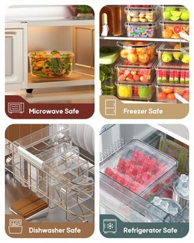 Canfanni nesting design saves kitchen space when storing multiple sizes.