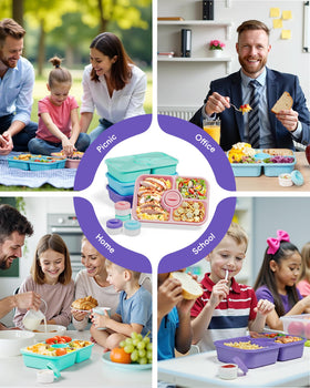 Canfanni meal prep container ready for on-the-go meals