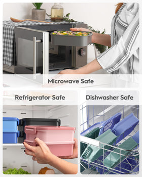 Canfanni silicone seal and side clips provide 100% leak-proof performance