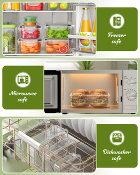 Canfanni stackable design saves space and keeps pantry organized.