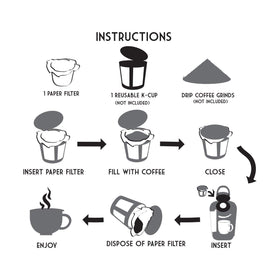 CanFly K-Cup filters with Ekobrew compatibility note for versatile use.