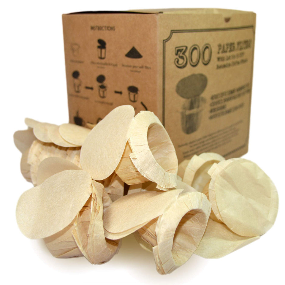 canFly unbleached paper filter with lid for Keurig—sediment-free cups and easy cleanup.
