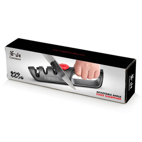 Cangshan 1026108 slot for two-piece scissors sharpening.