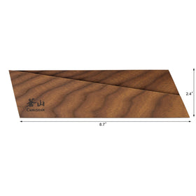 Cangshan ash wood sheath for 7-inch santoku with magnetic closure