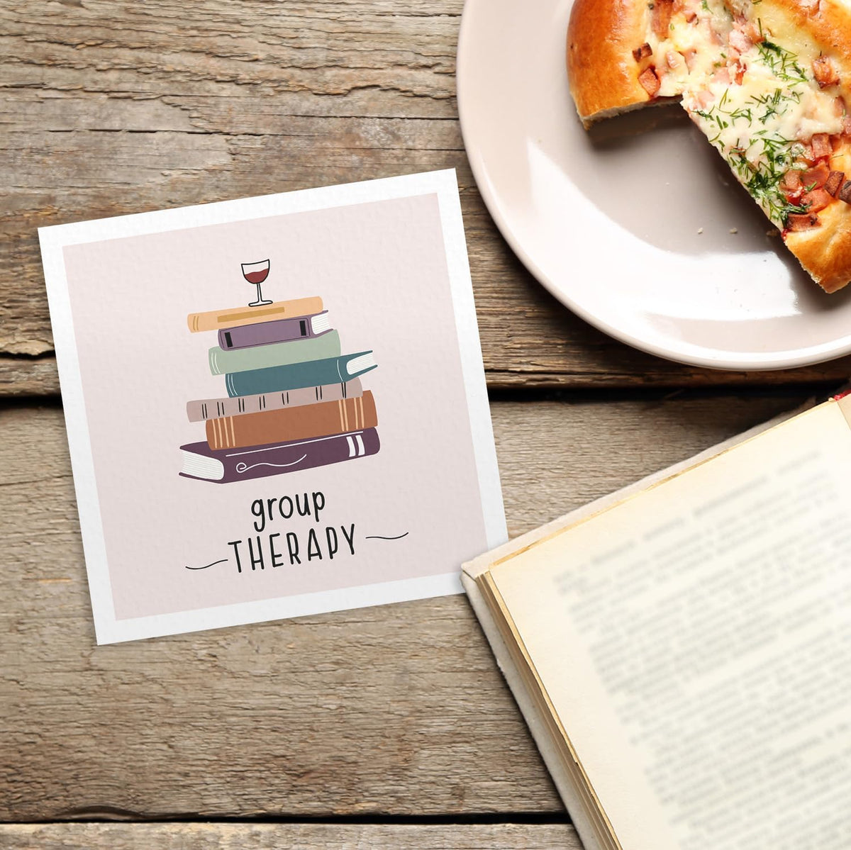 Canopy Street Book Club Napkins Snarky Designs showcase witty book-themed art for entertaining guests.