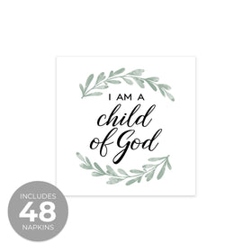 Canopy Street napkins with full-color print closeup for church events