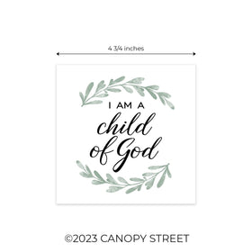 Canopy Street USA-made napkins displayed at Easter and church gatherings