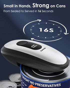 Canslab IRON LED battery status shows remaining charge for cordless use.