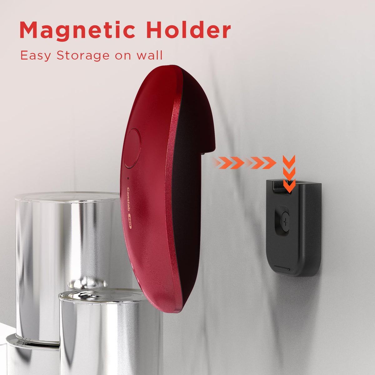 Canslab Ultrablade PRO smooth edge lid with magnetic lid lifter.