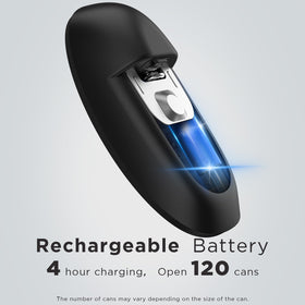Canslab Ultrablade PRO USB recharge showcasing 2000mAh battery longevity.