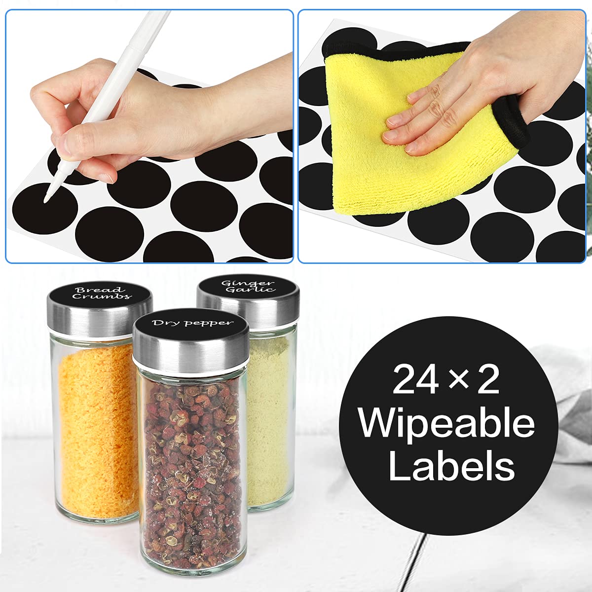 Cantami brushes and oil brush simplify cleanup and prep.