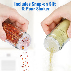 Cantami DIY label stickers identify spices at a glance.