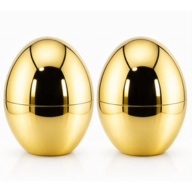 CAOXIAOXUYAO jumbo gold Easter egg 8-inch front view for standout Easter hunts