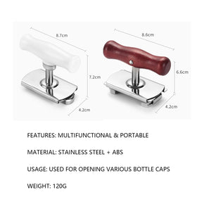 Cap Crack jar opener's compact design for easy kitchen storage