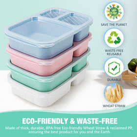 Caperci 3-compartment container supports balanced portions for kids and adults