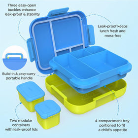 Caperci leak-proof lid seals the box during transport