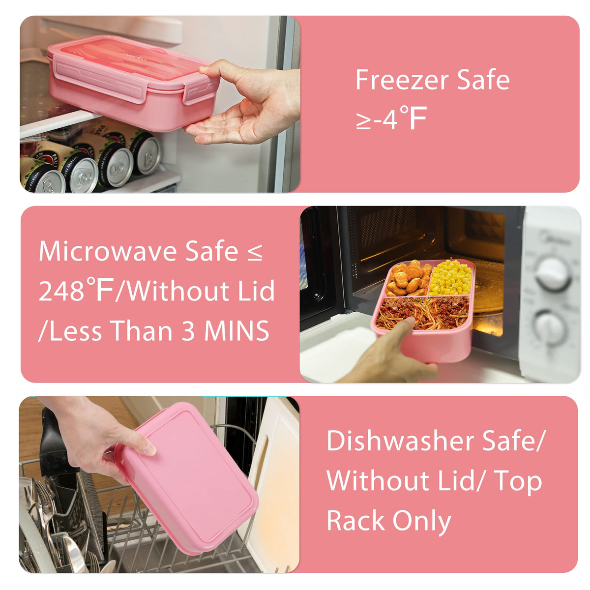 Caperci 47 oz capacity supports hearty portions for adults and teens.