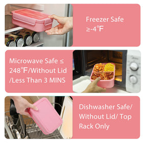 Caperci 47 oz capacity supports hearty portions for adults and teens.