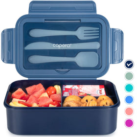 Caperci Classic Bento Box 47oz three-compartment lunch container