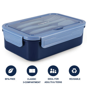 Microwave-safe tray for quick reheating