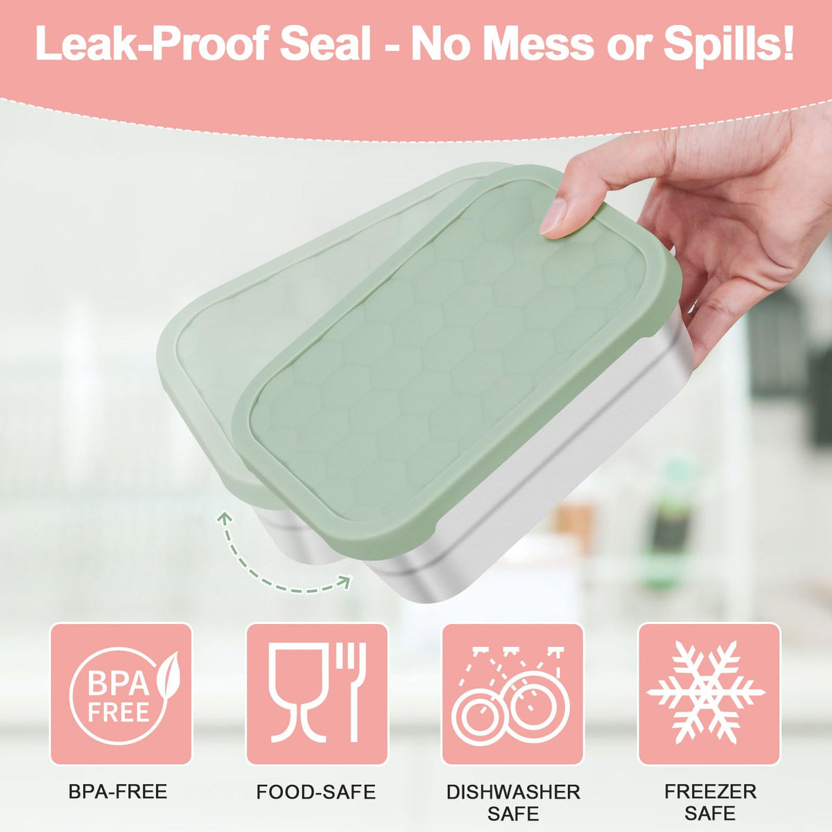 Caperci dishwasher-safe feature shown for quick cleanup after meals.