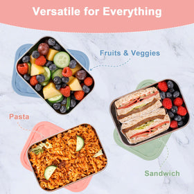 Caperci freezer-safe container ideal for long-term storage of snacks.