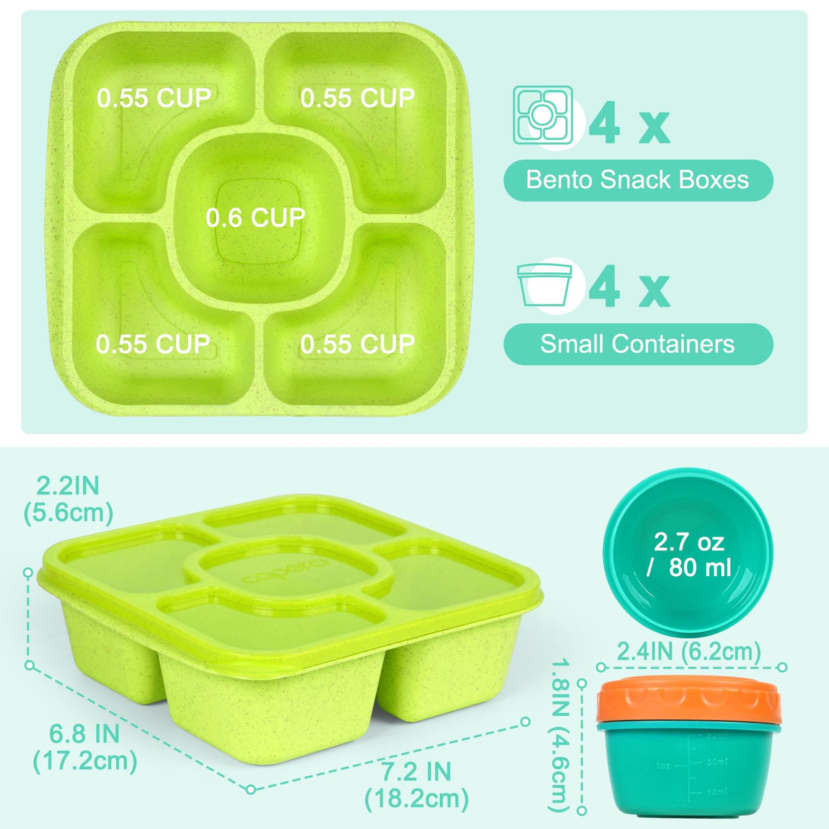 Caperci top-shelf dishwasher-safe lids for easy cleaning