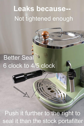 CAPFEI bottomless portafilter assembly highlights robust build for steady extraction.