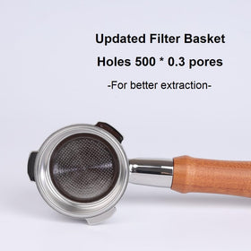 CAPFEI 2-cup filter basket supports up to 16 g for consistent extractions.