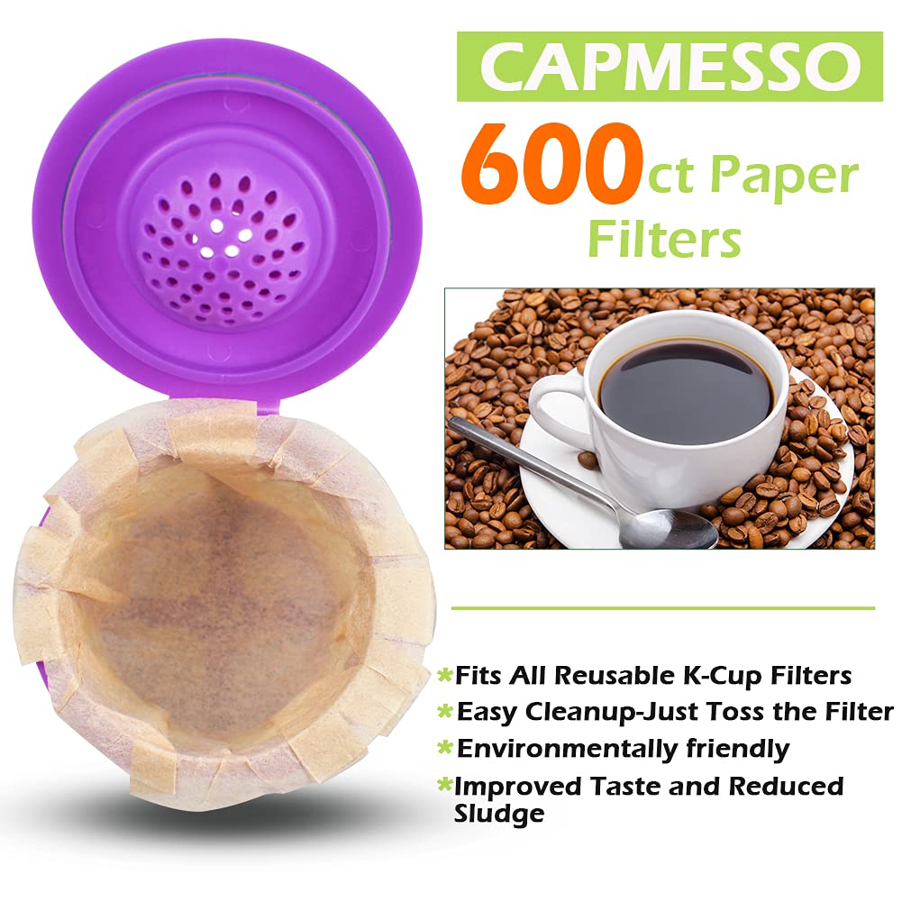 CAPMESSO brewed coffee in a cup highlights cleaner flavor with fewer sediments.