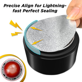 CAPMESSO dual-ended brush for precise filling and compacting