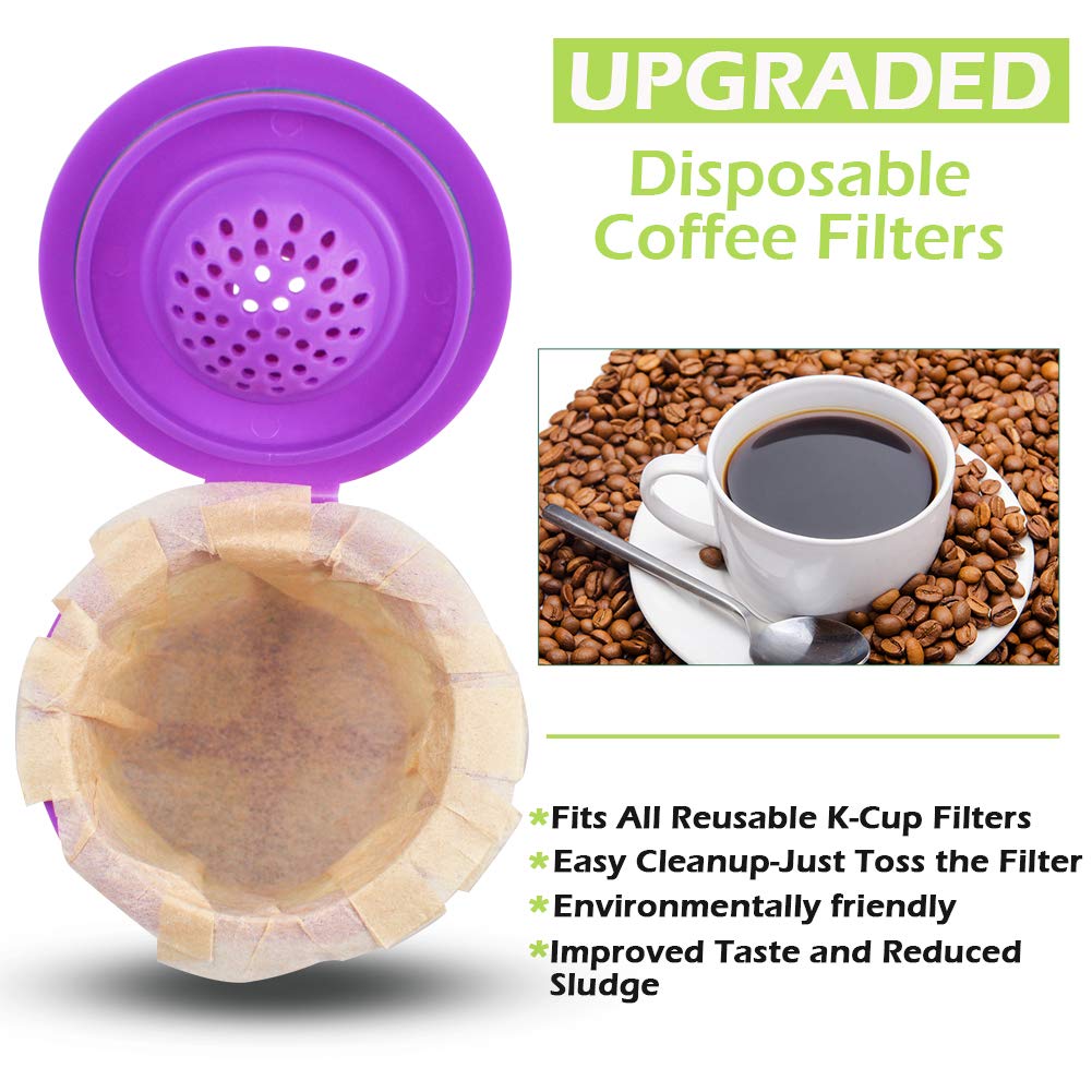 CAPMESSO easy-to-use disposable filter inserted into reusable K-Cups.