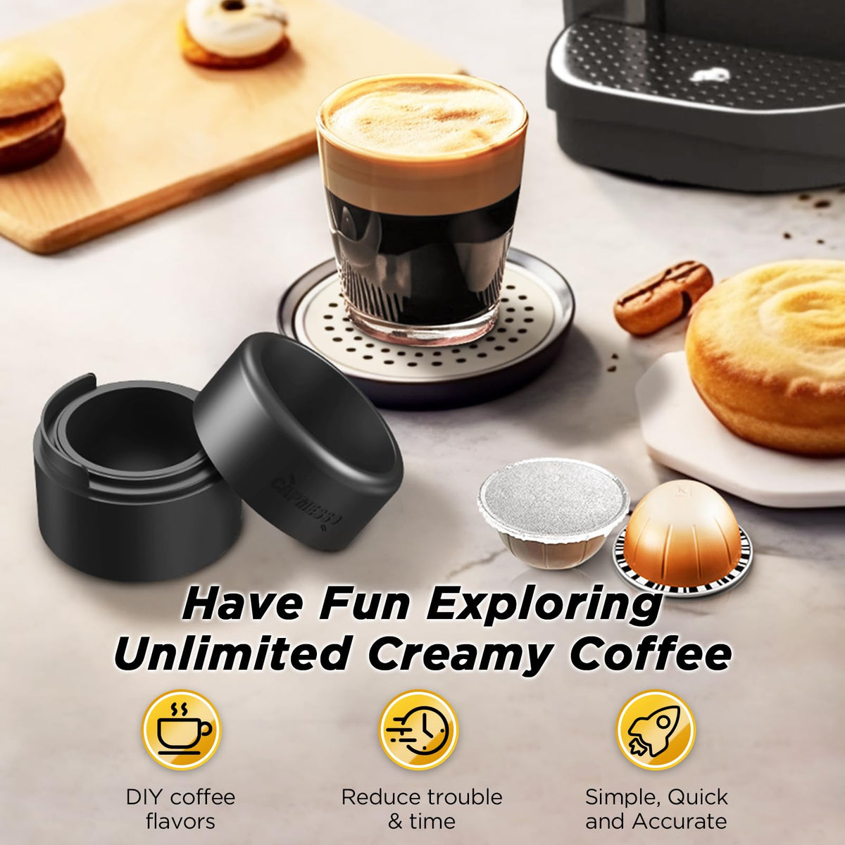 CAPMESSO eco-friendly refilling concept promotes reusable pods and reduced waste
