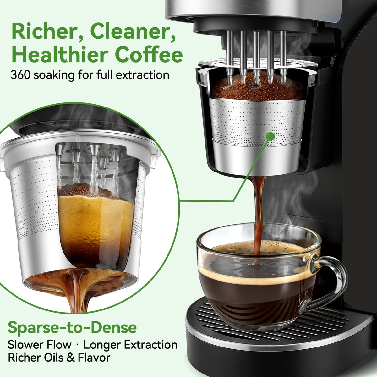 Plastic-free water contact with CAPMESSO stainless steel cup