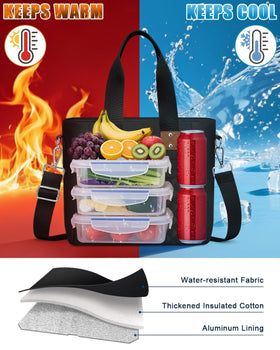 Capolo lunch bag with durable stainless steel hardware for long-lasting use