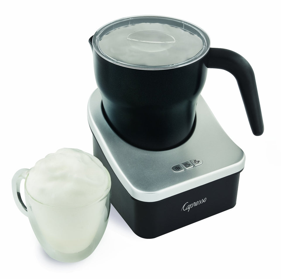 Capresso 20204 frothing disk in action delivering cafe-quality foam at home