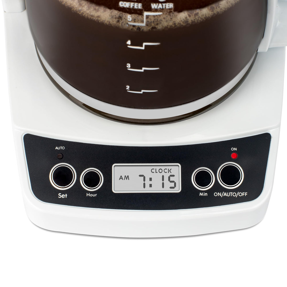 Capresso 5-Cup keeps coffee warm for hours with automatic shut-off