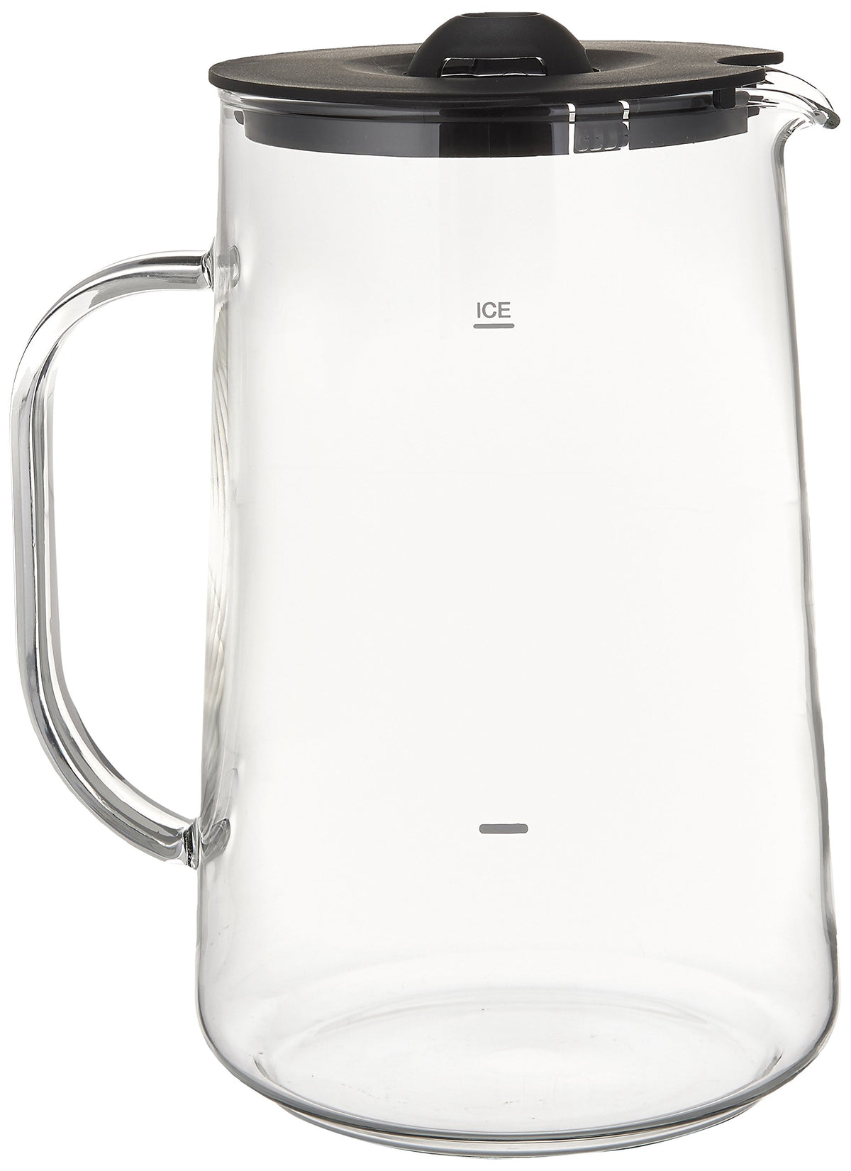 Capresso 6624 ice tea glass pitcher with 80-ounce capacity for serving iced tea.
