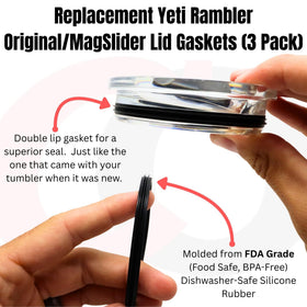 Captain O-Ring compatibility with Rambler lids enables seamless replacement