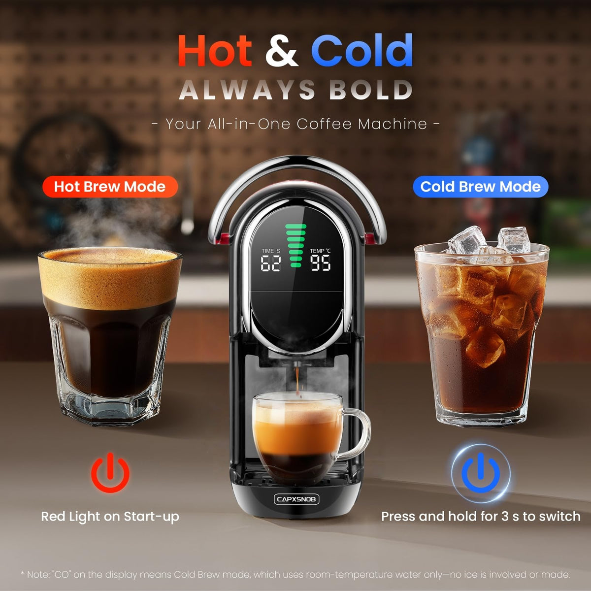 CAPXSNOB Magician1 19-bar pump enables swift espresso extraction.
