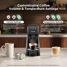 CAPXSNOB Warriors1 three-cup-sizes for espresso, lungo, and americano.