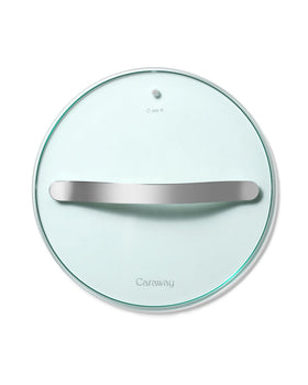 Caraway 10.5-inch glass lid with transparent view for easy monitoring while cooking